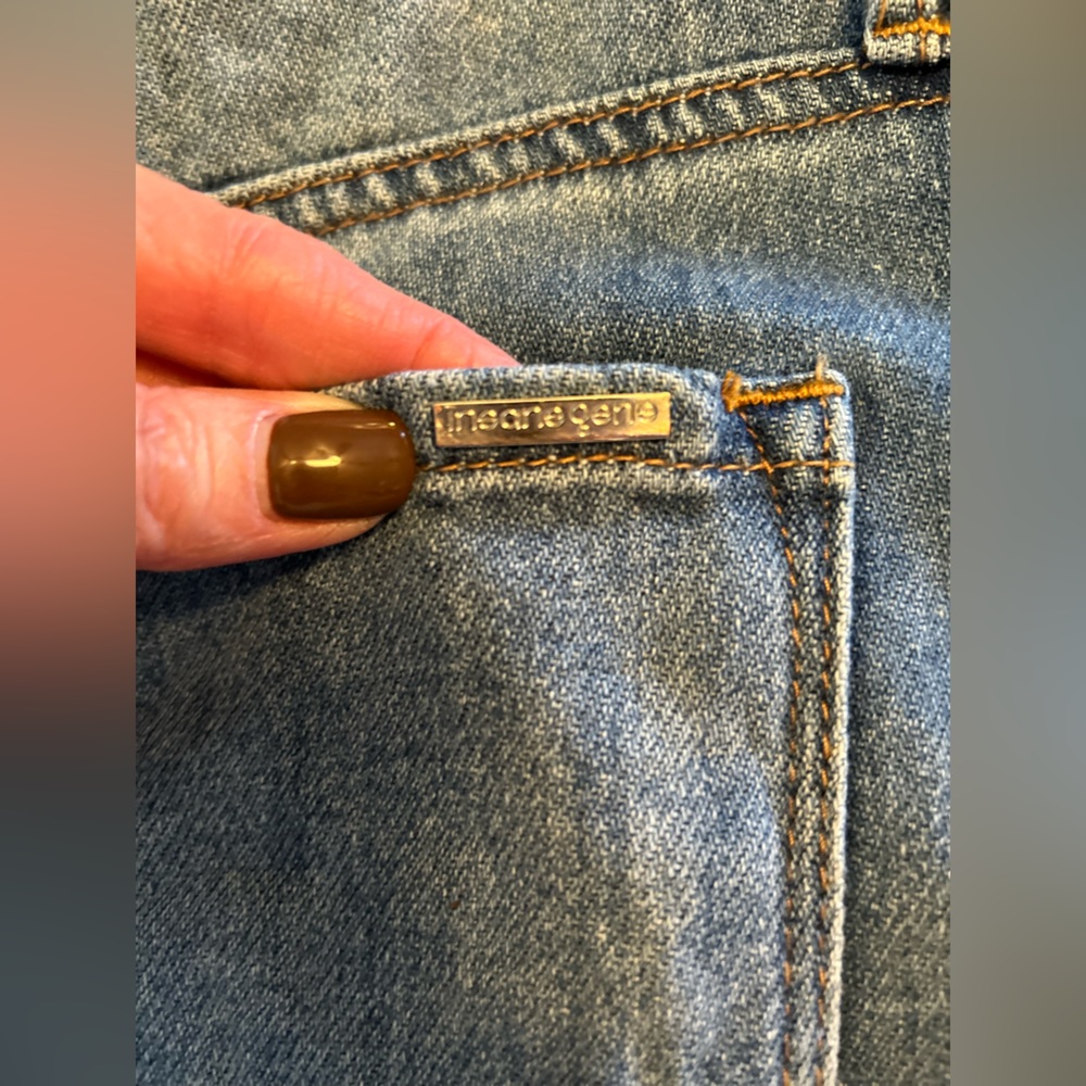 Insane Gene High Rise Straight Distressed Jeans - Picture 9 of 12